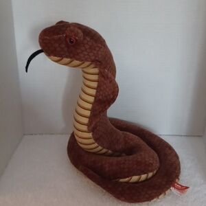 Cobra Snake Toy 14" High Coiled By WILD REPUBLIC